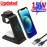 15W Wireless Charger Stand Pad For IPhone 14 13 12 11 X iWatch 3 In 1 Fast Charging Dock Station For Airpods Pro IWatch 8 7