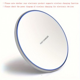 Wireless Charging Pad For IPhone, For AirPods, For Samsung Galaxy & More - Compatible With IPhone 13/14/12/11/X/XR, For AirPods 15W & More!