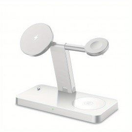 Upgrade Your Wireless Charging Experience with This 4-in-1 Portable Foldable Magnetic Suction Charger!