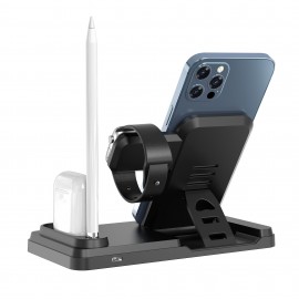 Multifunctional 4-in-1 Wireless Charger, Mobile Phone Wireless Charging Dock For Watch /Headset