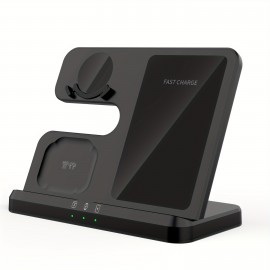 3 In 1 Wireless Charger Stand For Samsung S22 S21 S20 S10 Ultra Note Galaxy Watch 5 4 Active Buds 15W Fast Charging Dock Station