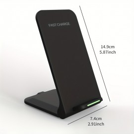 Mobile Phone Wireless Charging Station, 15W Fast Charging, Wireless Charging Station, For IPhone 15\14\13\12\11\XR\X\F8 Series, For Samsung Series, For Android Series