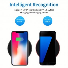 QI 15w Max Fast Wireless Charging Pad Fast Wireless Charger Pad Compatible With IPhone 14/13/12, Qi Wireless Charger For Samsung Galaxy S23 S22 Note 20/30 Ultra Android Phone (only For Phone Which Has Qi-Certified Charging Station)