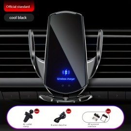 15W Car Wireless Charger, Vehicle-mounted Mobile Wireless Charger, Air Vent General Wireless Charging Phone Holder With Infrared Induction, Car Accessories, Office Accessories, School Supplies, Perfect Gift For Christmas Birthday