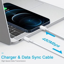 30W USB C Charger  Wall Block Power Adapter Compatible With IPhone 14/13/12/x/8 Mini