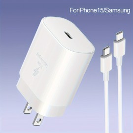 USB-C Charger Super Fast Charging Type C Android Phone Charger With Cable Cord For Samsung Galaxy S23 Ultra/S23/S23+/S22/S22 Ultra/S22+/Note 10/20/S20/S21, Galaxy Tab S7/S8,