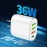 36W Fast Charging Adaptor With 3USB + PD20w Interfaces Fast Charging Adaptor Gift For Birthday/Easter/President's Day