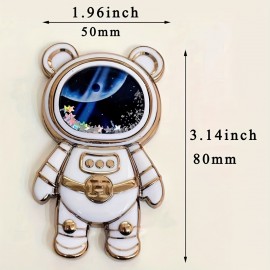 Quicksand Astronaut Bracket Foldable Mobile Phone Case Bracket Cute Quicksand Pattern Multicolor Mobile Phone Case Universal Bracket Gift For Birthday/Easter/President's Day/Boy/Girlfriend