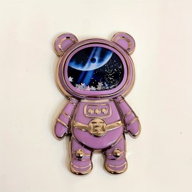 Quicksand Astronaut Bracket Foldable Mobile Phone Case Bracket Cute Quicksand Pattern Multicolor Mobile Phone Case Universal Bracket Gift For Birthday/Easter/President's Day/Boy/Girlfriend