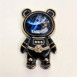 Quicksand Astronaut Bracket Foldable Mobile Phone Case Bracket Cute Quicksand Pattern Multicolor Mobile Phone Case Universal Bracket Gift For Birthday/Easter/President's Day/Boy/Girlfriend