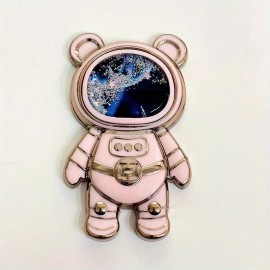 Quicksand Astronaut Bracket Foldable Mobile Phone Case Bracket Cute Quicksand Pattern Multicolor Mobile Phone Case Universal Bracket Gift For Birthday/Easter/President's Day/Boy/Girlfriend