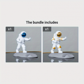Spice Up Your Desk with this Astronaut-Themed Phone Holder - Perfect for Office Decor!