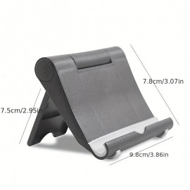 1pc 270 Degree Foldable Mobile Phone Holder, Portable Phone Stand For Tablet