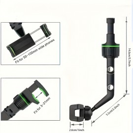 Car Mobile Phone Holder Multi-functional 360° Rotating Inspection Mirror Seat Suspension Rearview Mirror Rear Pillow Office Desk Kitchen Multi-scene Universal Mobile Phone Holder Mobile Phone Holder