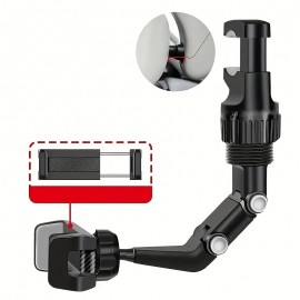 Car Mobile Phone Holder Multi-functional 360° Rotating Inspection Mirror Seat Suspension Rearview Mirror Rear Pillow Office Desk Kitchen Multi-scene Universal Mobile Phone Holder Mobile Phone Holder