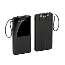 20000mAh & 10000mAh Portable Battery Charger - Type C Power Bank With LED Display, Compatible With IPhone & Samsung Smart Devices - White