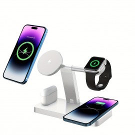 Upgrade Your Wireless Charging Experience with This 4-in-1 Portable Foldable Magnetic Suction Charger!