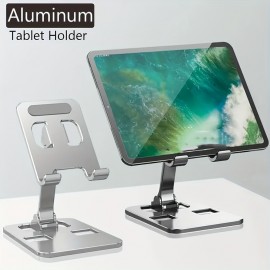 Universal All Aluminum Alloy Portable Tablet Holder For IPad Holder Tablet Stand Mount Adjustable Flexible Mobile Phone Stand