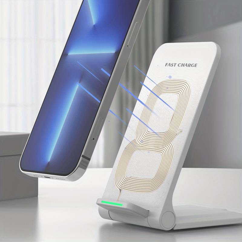 15w wireless charger stand pad for iphone 14 13 12 11 pro x 8 samsung xiaomi phone chargers induction fast charging dock station details 2