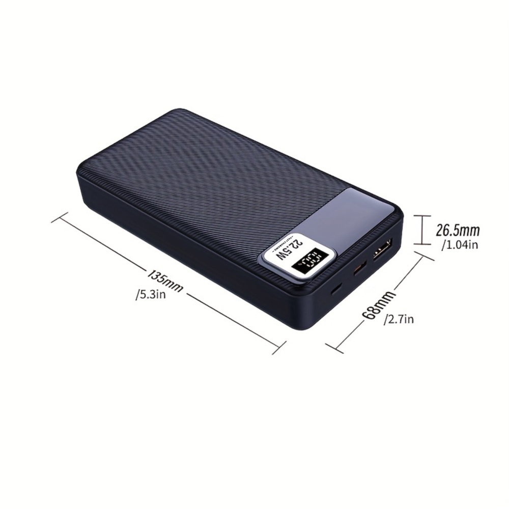 20000mah fast charger power bank pd20w usb22 5w portable mobile charger details 0